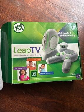 LeapFrog LeapTV Kids Educational Video Game System - Green/Gray